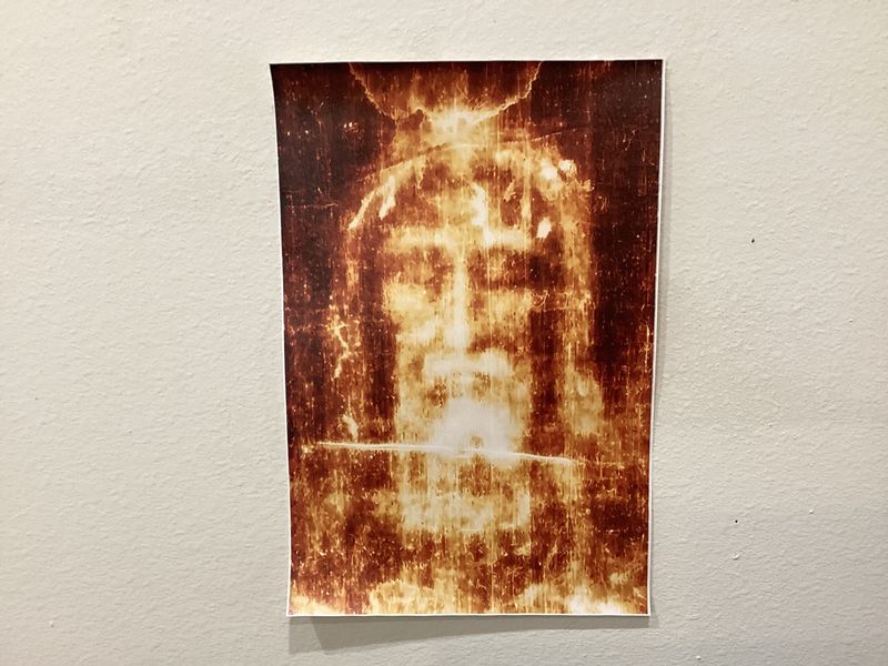 Portrait of Jesus Inspired by Shroud of Turin