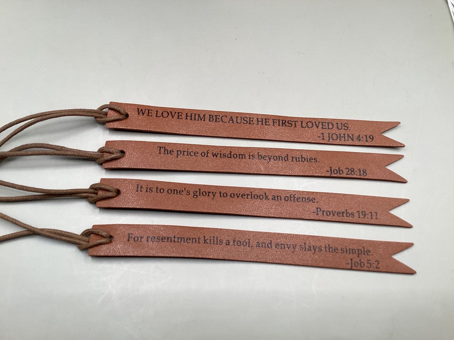 Bookmark- Bible Verses with Scripture, set of four