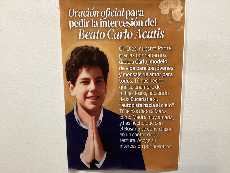 Blessed Carlos Acutis Prayer Canvas Print