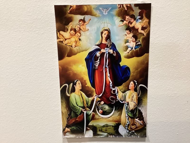 Our Lady, undoer of Knots – traditional Catholic devotional print