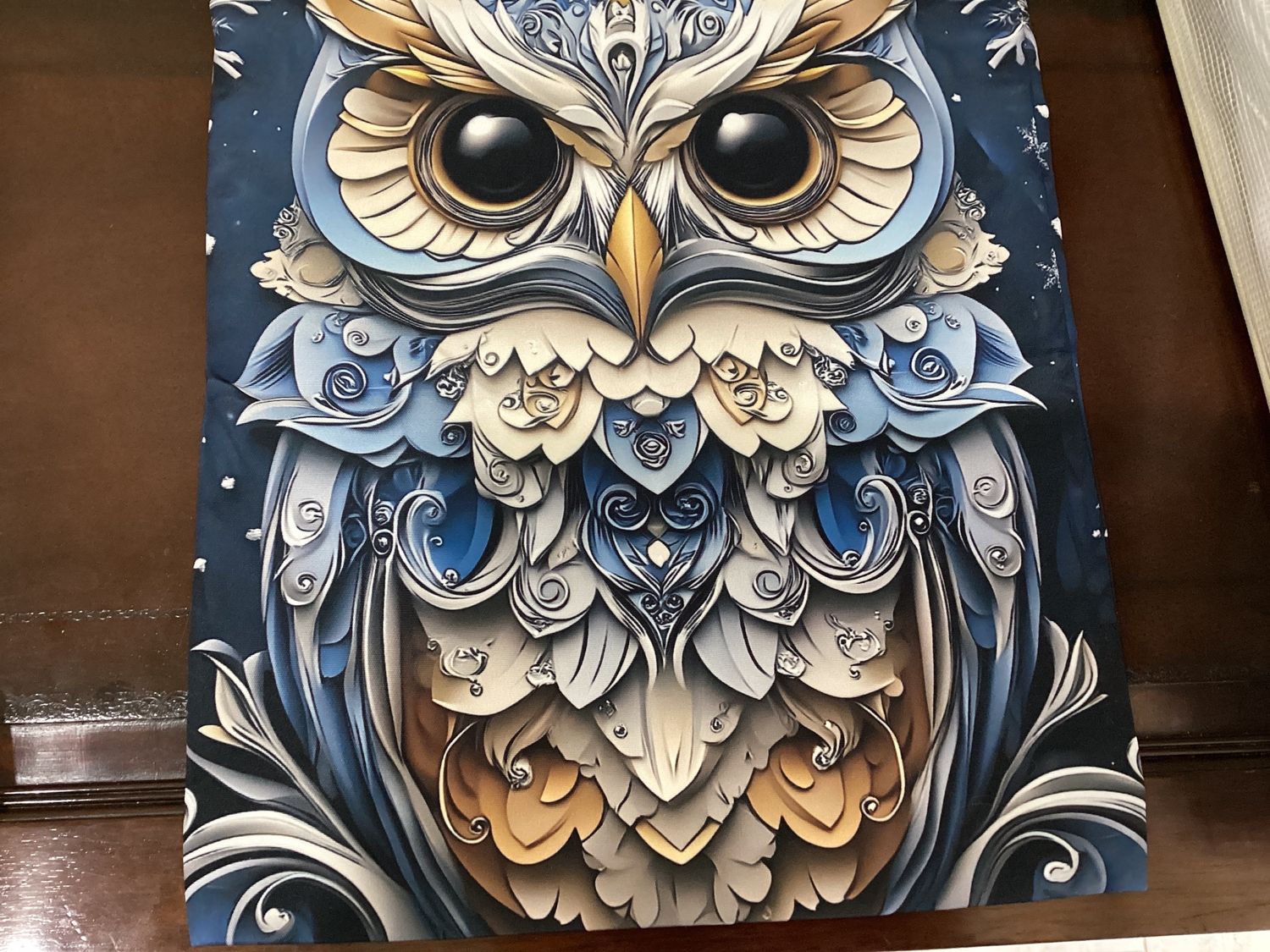 Owl Wisdom Tote Bag- Artistic Nature-Inspired Design