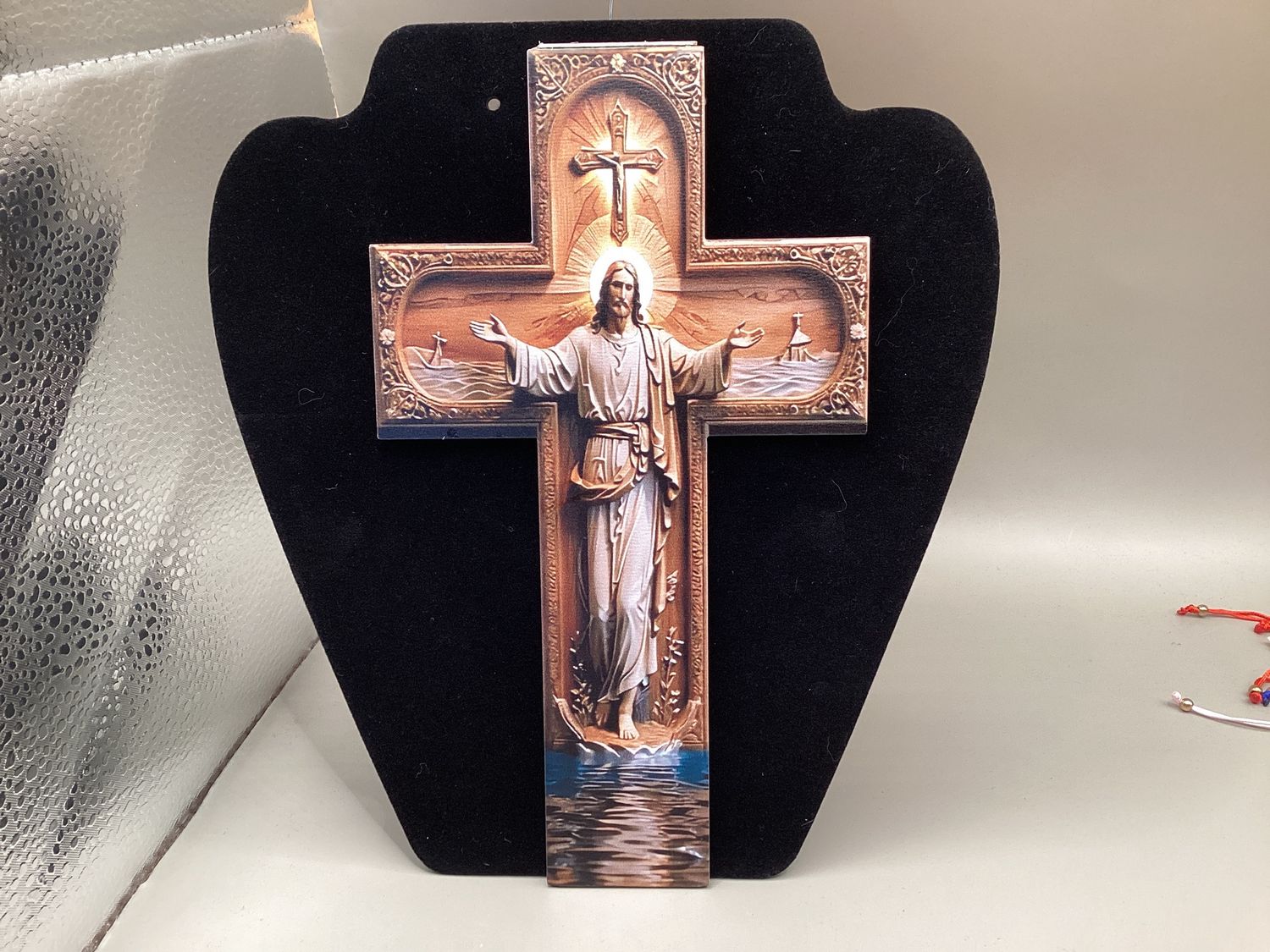 Risen Christ Wall Cross Christian decorative plaque