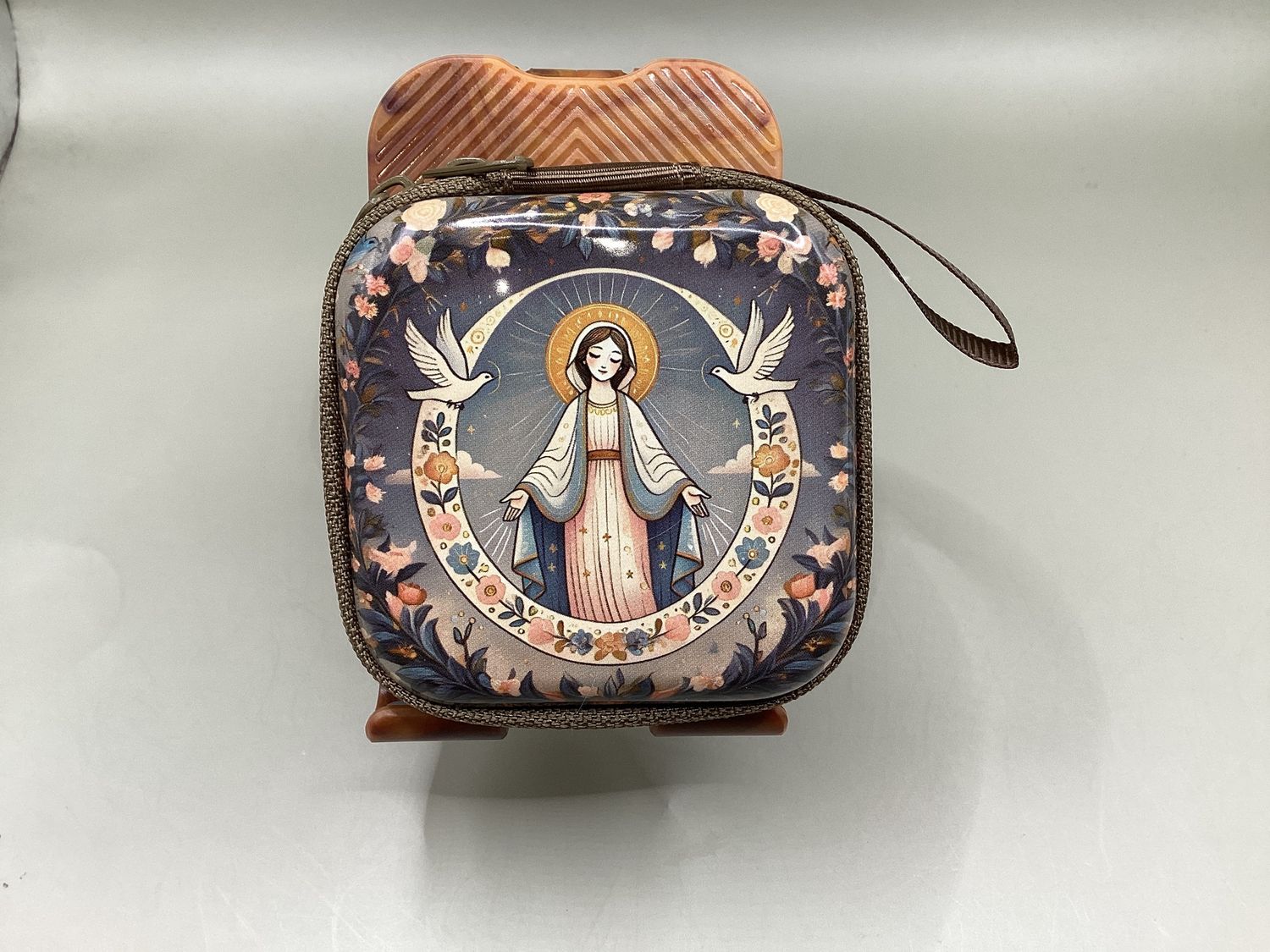 Marion floral zipper pouch Faith inspired storage case