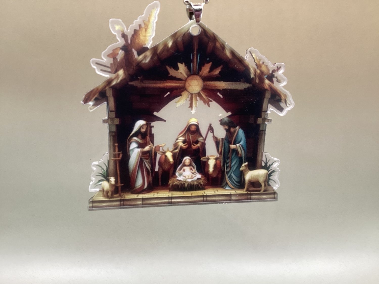 Nativity Scene Ornaments - Set of 4