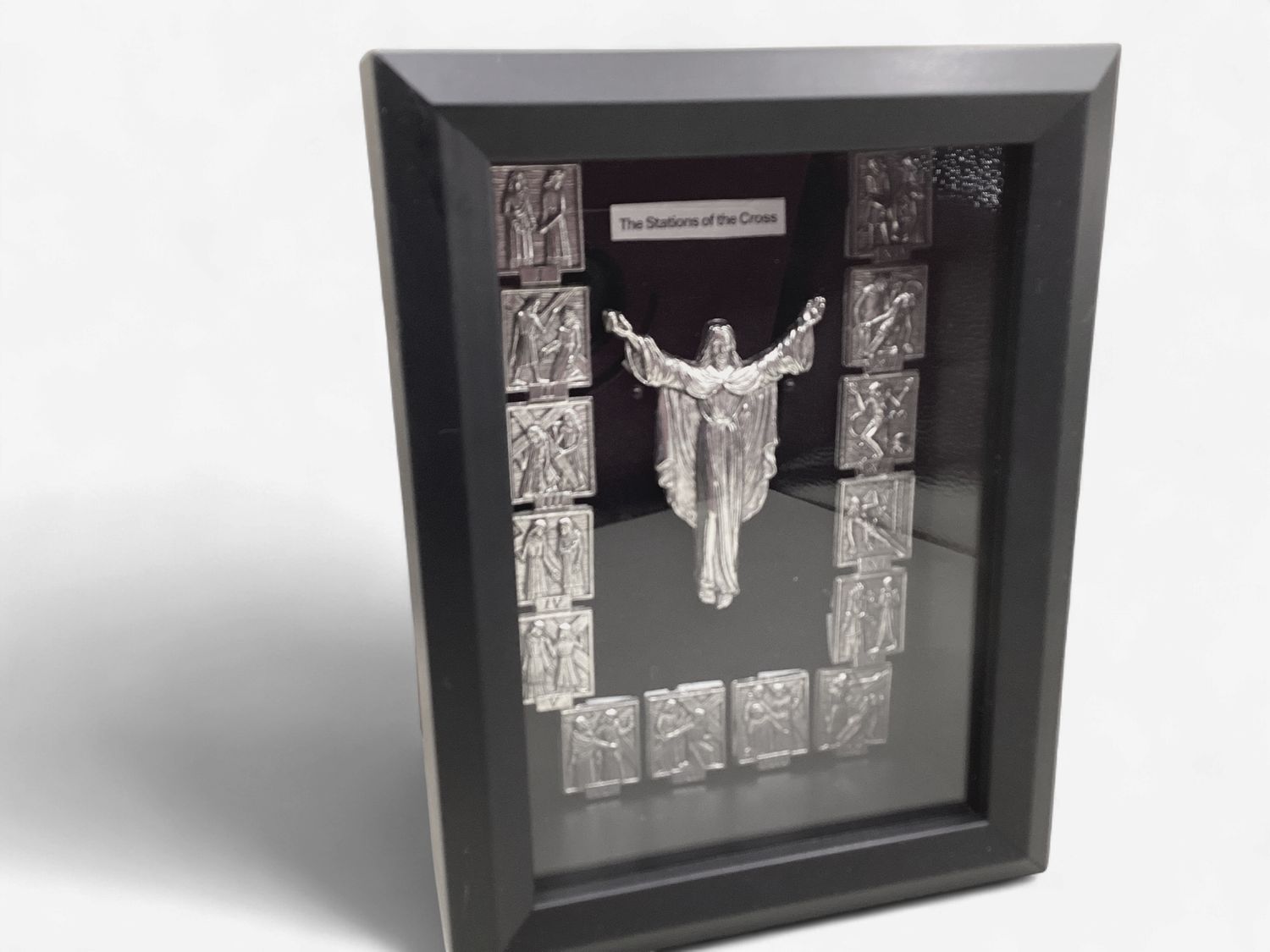 Framed Stations of the Cross Wall Art