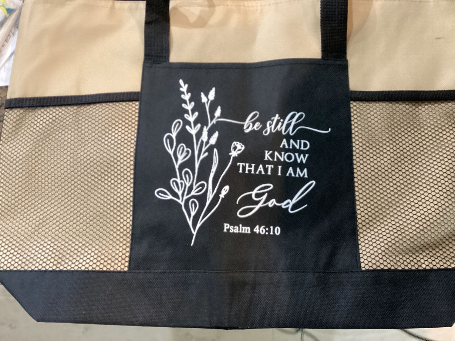 Tote Bag with Scripture
