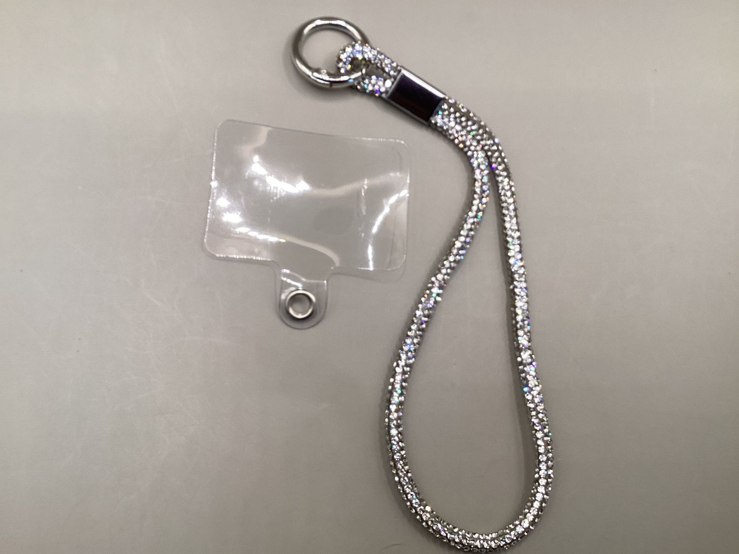 Rhinestone Double Strand Keyring  &amp; iPhone Bracelet