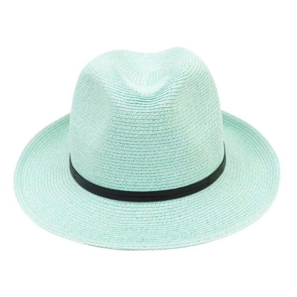 French Summer Hat, Colour: Jade, Size: 56 cm
