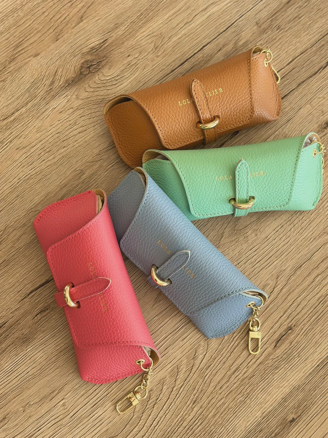 Toscano Shell - Leather Glasses Case