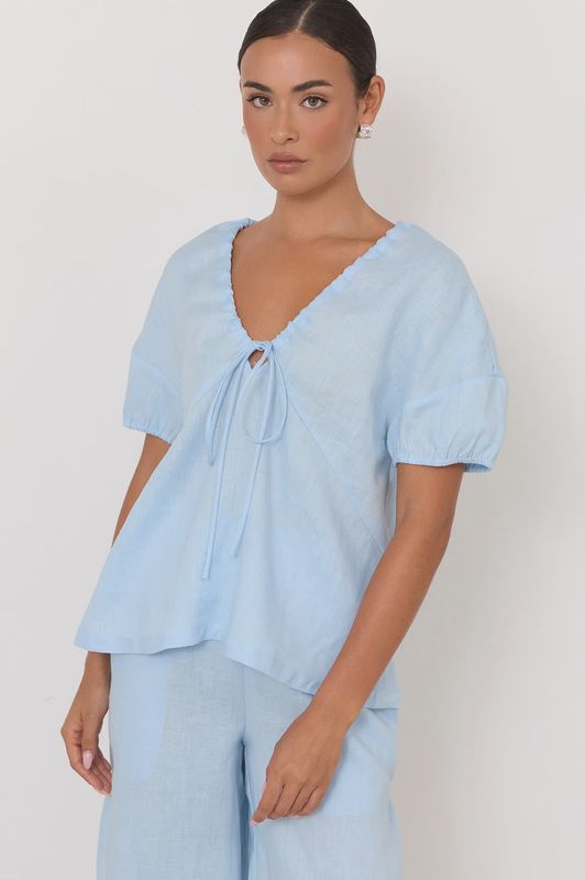 Maura Tie Detail Top