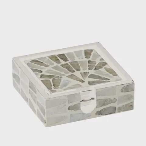 Aria Inlay Coasters Blue
