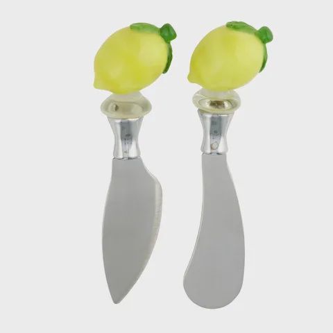 Lemon S/2 Glass/Metal Cheese Knife
