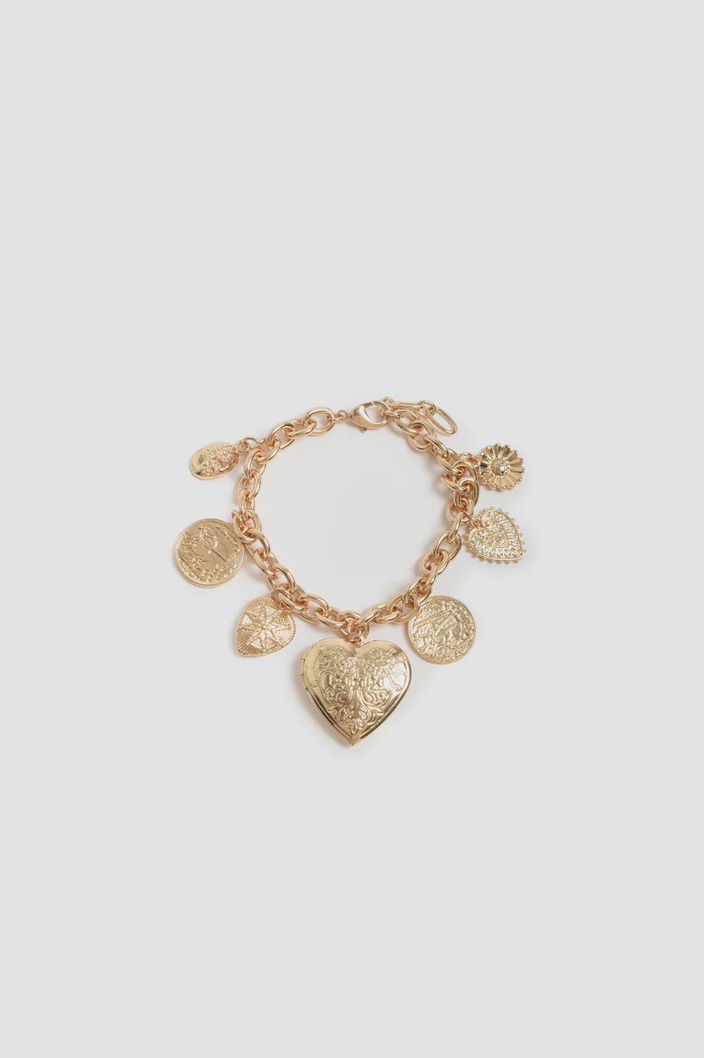 My Vintage Heart Charm Bracelet