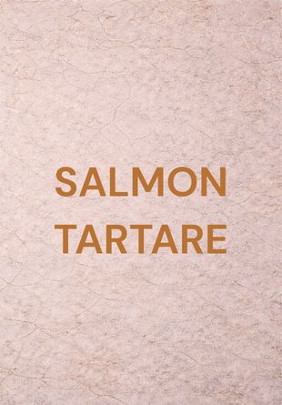 Salmon Tartare