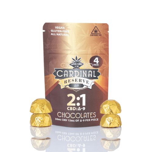 2:1 Chocolates | D9 + CBD | 4pk