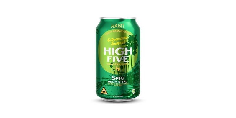 Citravana Sunset High Five | 5mg D9 THC Soda