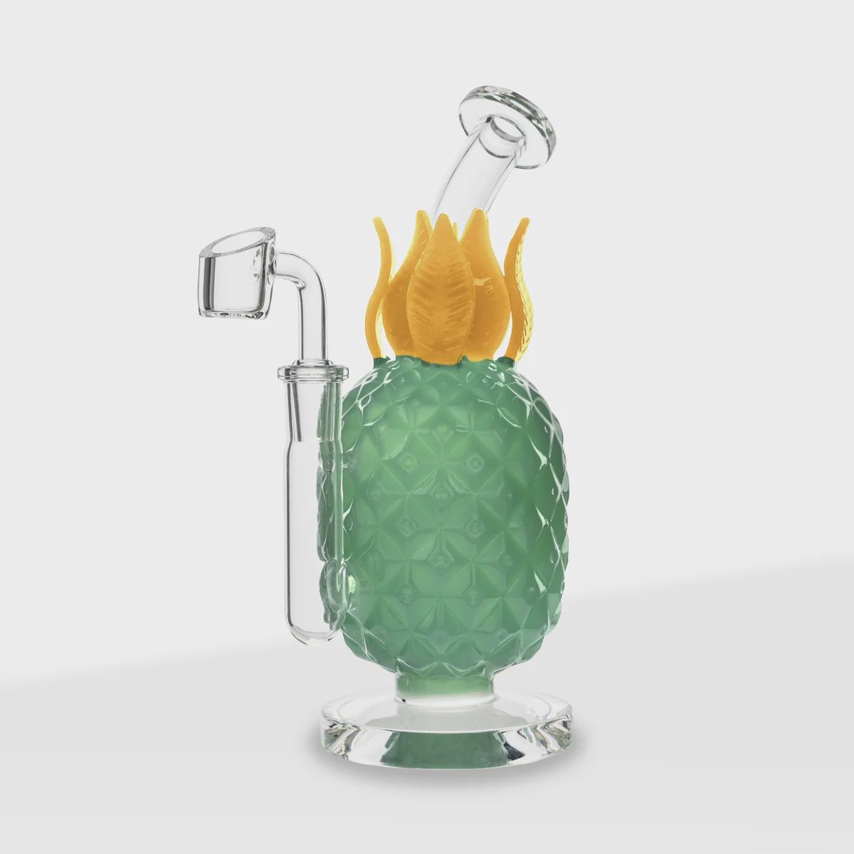 Novelty | Pineapple Dab Rig | 8” Glass
