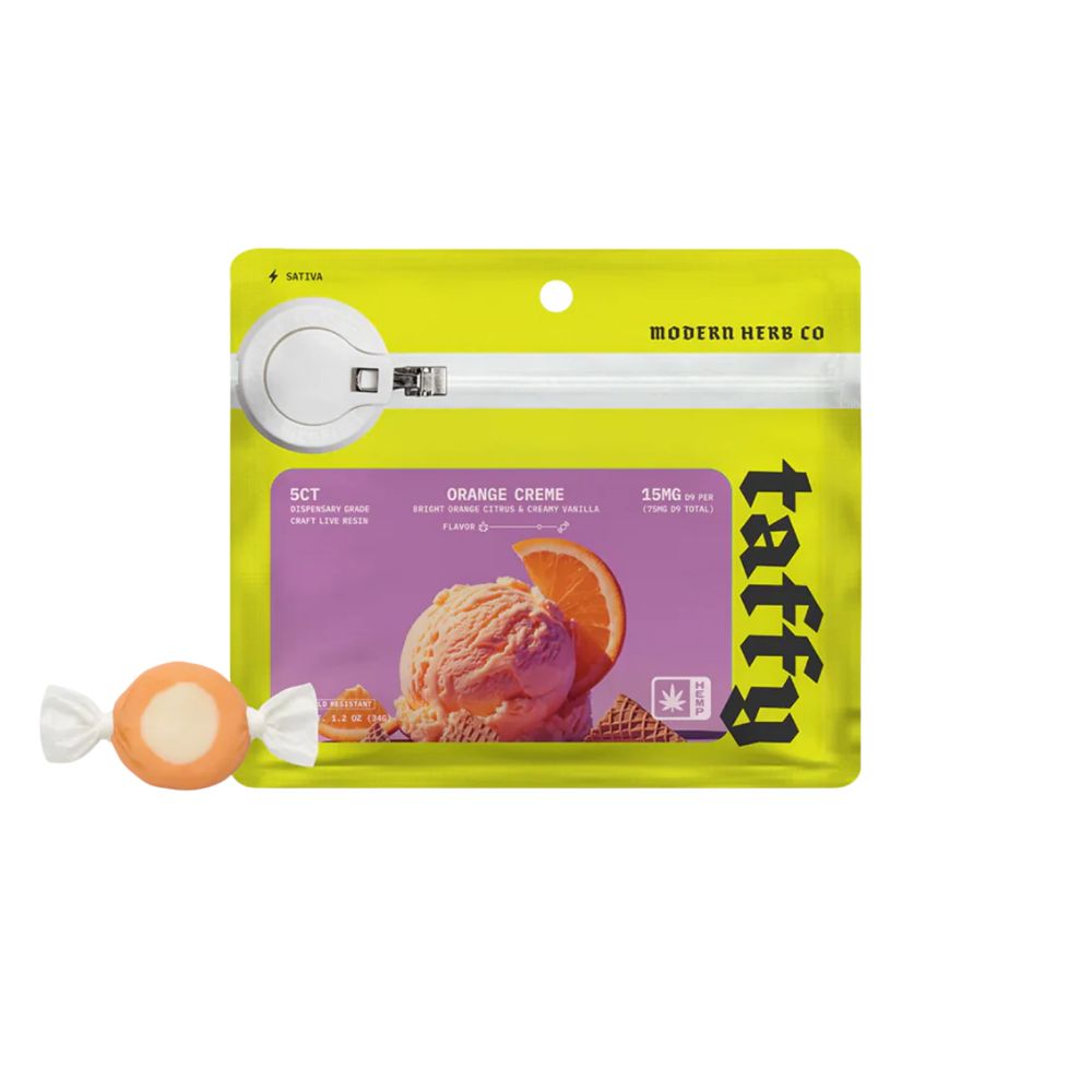 Orange Crème Taffy 5mg THC - 5ct