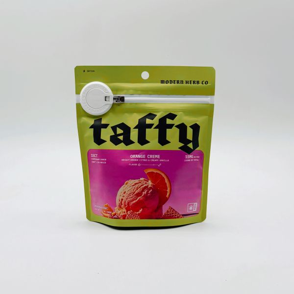 Orange Crème Taffy - 225mg THC - 15ct