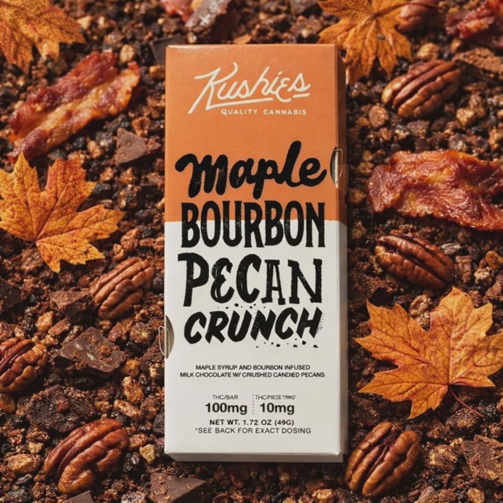Maple Bourbon Pecan Crunch Chocolate - 100mg THC