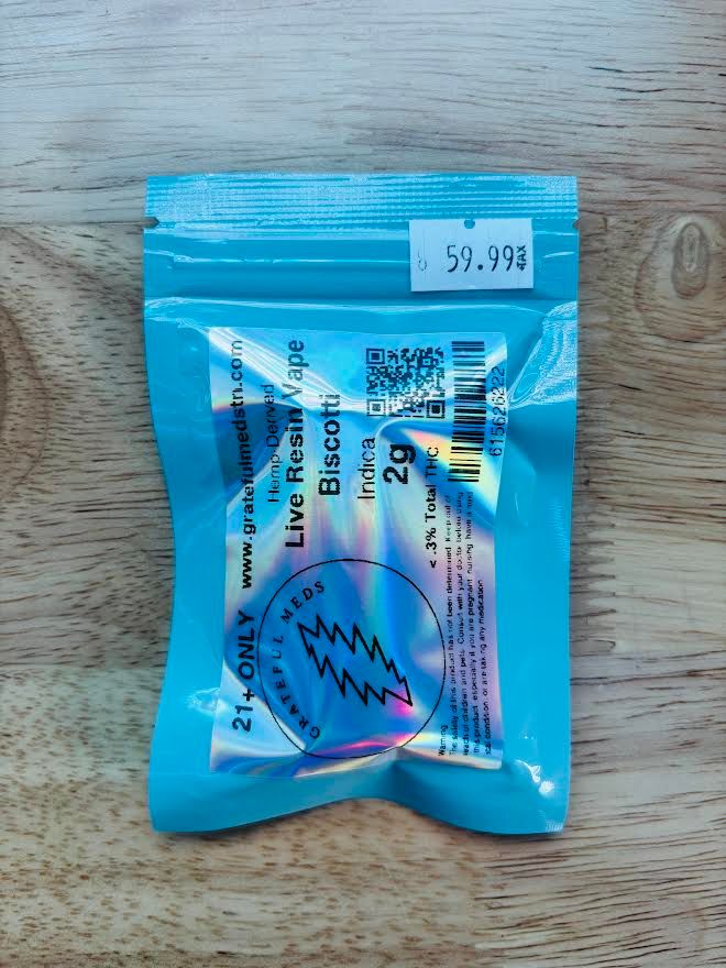 Biscotti - Live Resin Disposable Vape (2g)
