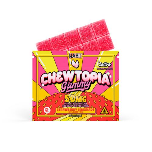 Chewtopia Strawberry Lemonade Gummies - 50mg THC
