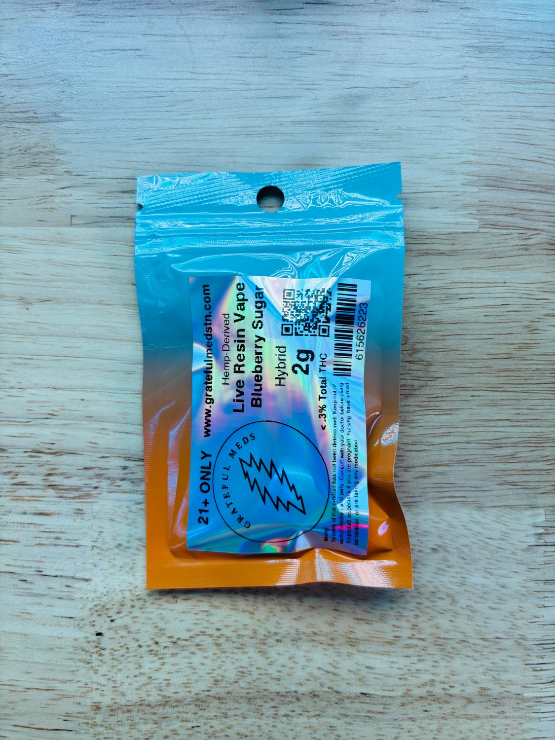Blueberry Sugar - Live Resin Disposable Vape (2g)