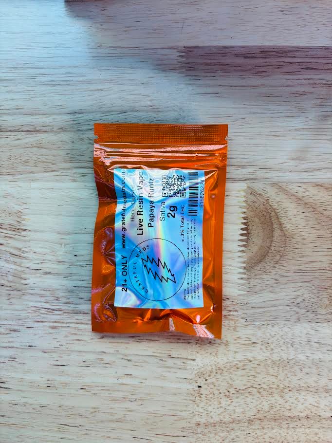 Papaya Runtz - Live Resin Disposable Vape (2g)