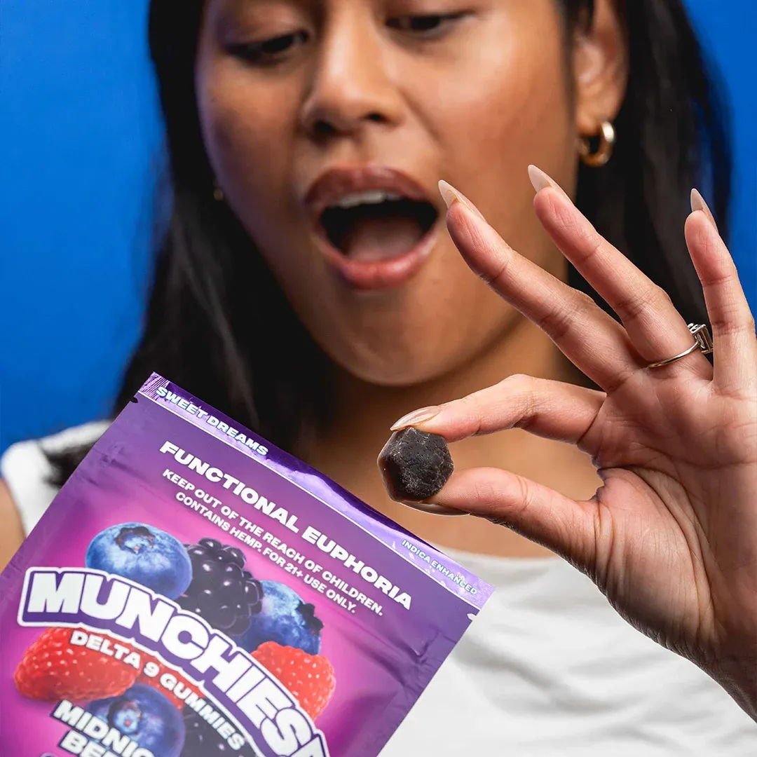 Midnight Berry - Munchies THC Indica Gummies (5pk)