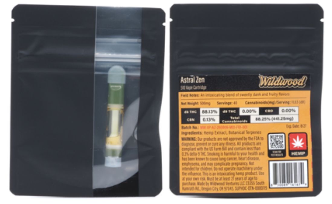 Astral Zen - 0.5g THC Cartridge - Sativa