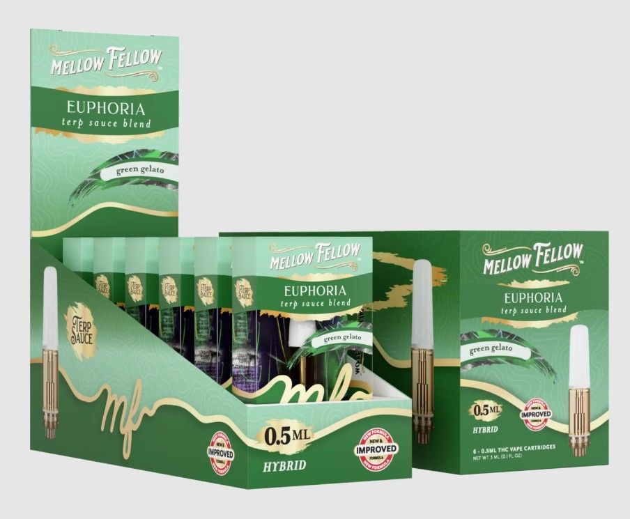 Green Gelato - Hybrid Euphoria Cartridge - 0.5g THC