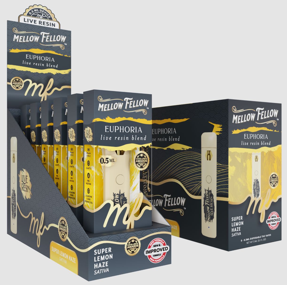 Super Lemon Haze - Sativa Live Resin Vape - 0.5g THC