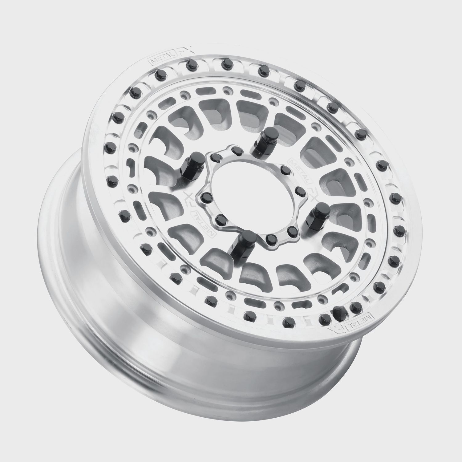 Hitman Beadlock | Raw, SIZE | OFFSET | BOLT PATTERN | SKU#: 15x6 | +38mm/4.5+1.5 | 4x136/4x137 | 78103 (Can-Am / Honda)