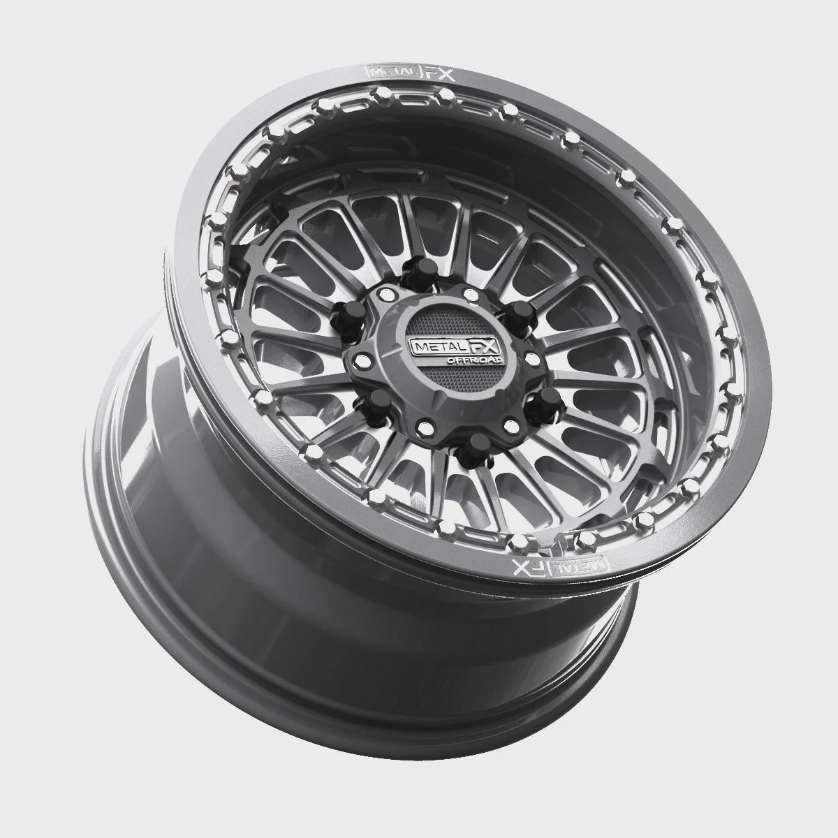 GRENADE BEADLOCK WHEEL, Finish: Black, Size: 15x6 5/114.3 38MM offset