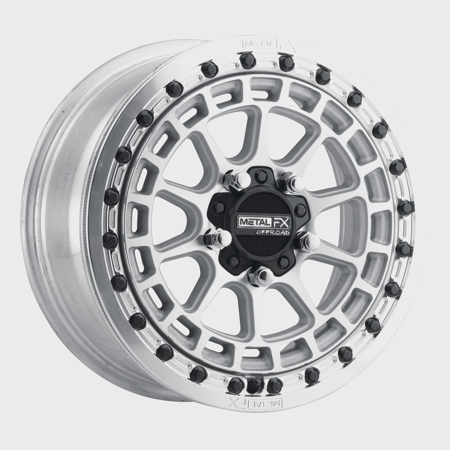 Outlaw R Beadlock | Raw, SIZE | OFFSET | BOLT PATTERN | SKU#: 15x7 | +61mm/6+1 | 5x4.5 | 78520 (Polaris 5-Lug Only)