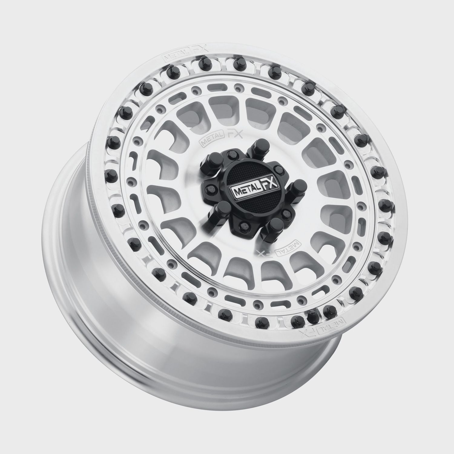 Hitman R Beadlock | Raw, SIZE | OFFSET | BOLT PATTERN | SKU#: 15x7 | +61mm/6+1 | 5x4.5 | 78121 (Polaris 5-Lug)