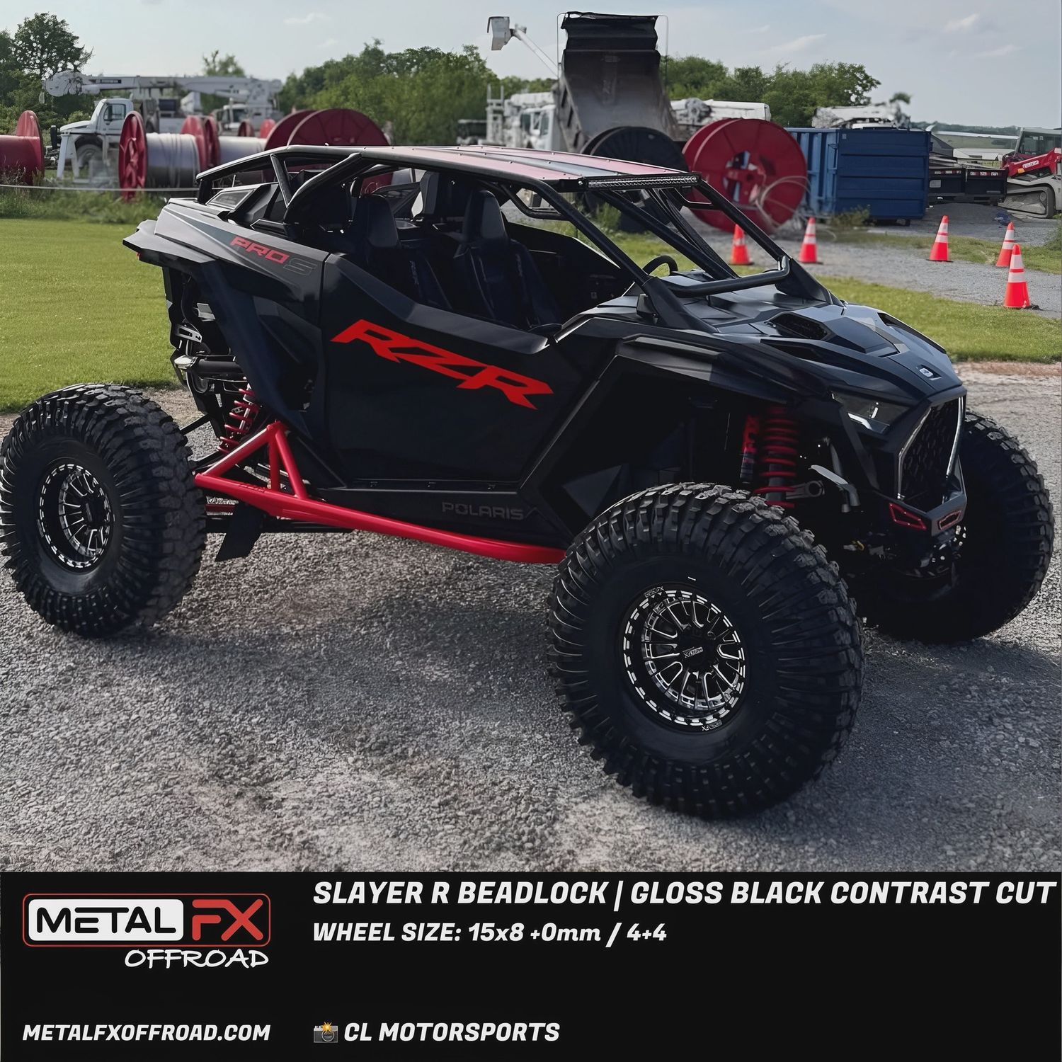 Slayer R Beadlock | Gloss Black Contrast Cut