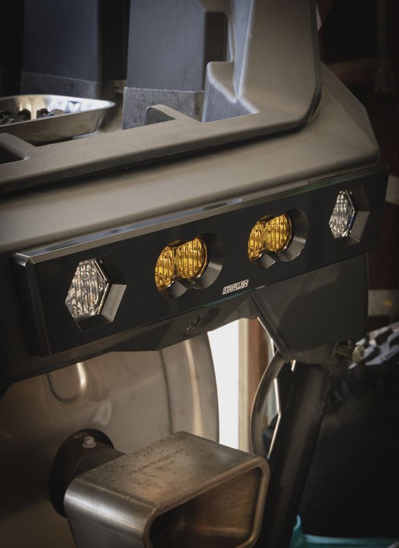 StayFlush Polaris Pro/R Billet Chase Light Mount