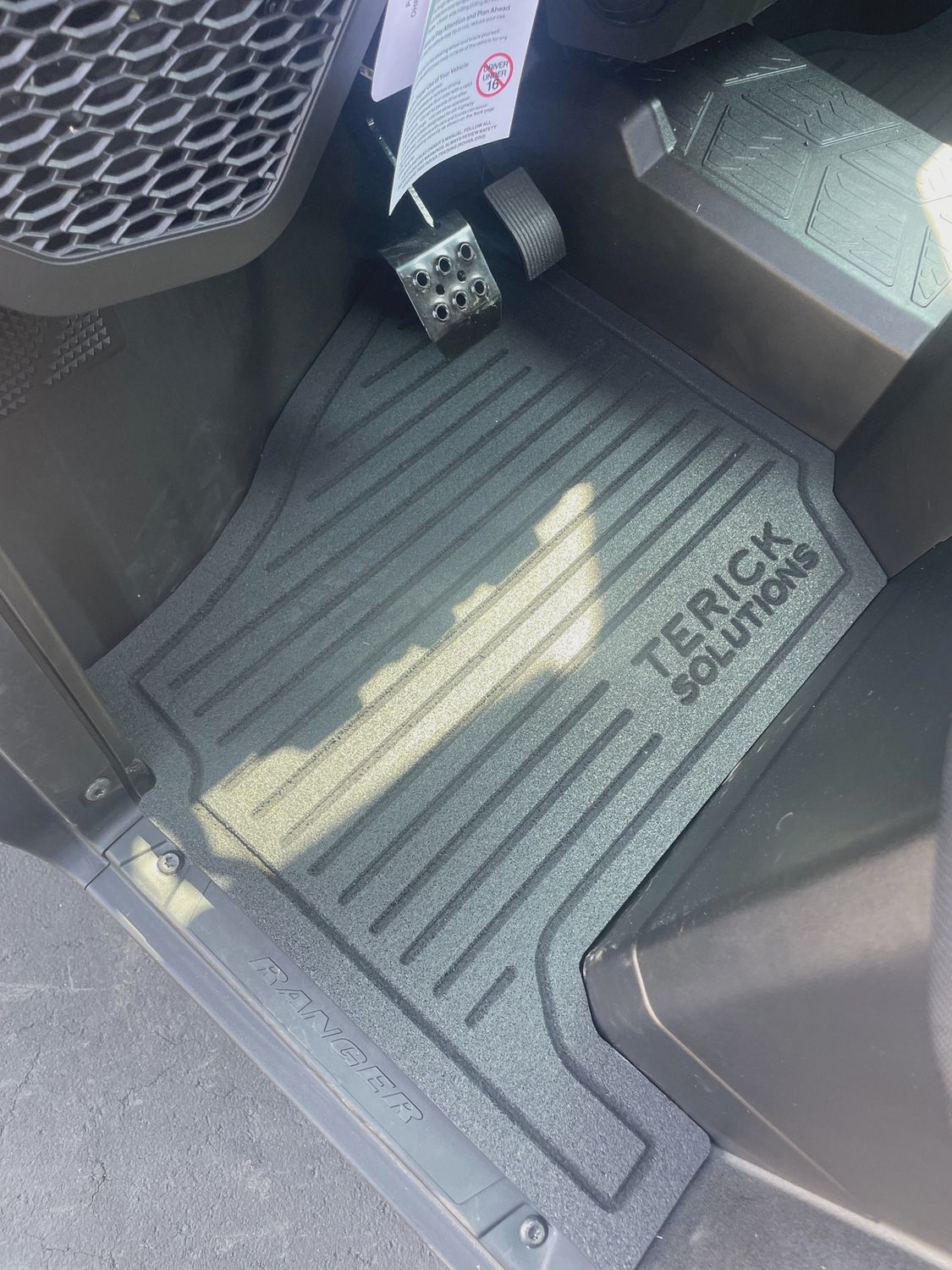 Polaris Ranger XP 1000 Rubber Floor Mats