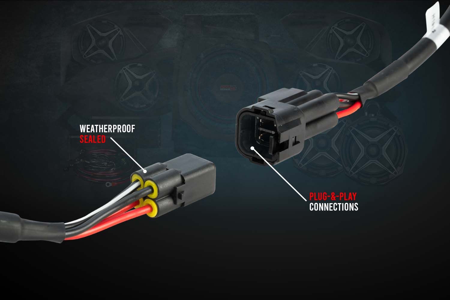 2014-2023 Polaris RZR Front Kick 6.5&quot; Speaker Pods