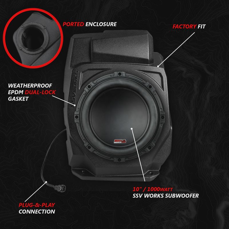 2020-2024 Polaris® RZR PRO Series Phase-3 V-Spec 3-Speaker 1400watt System w/JVC