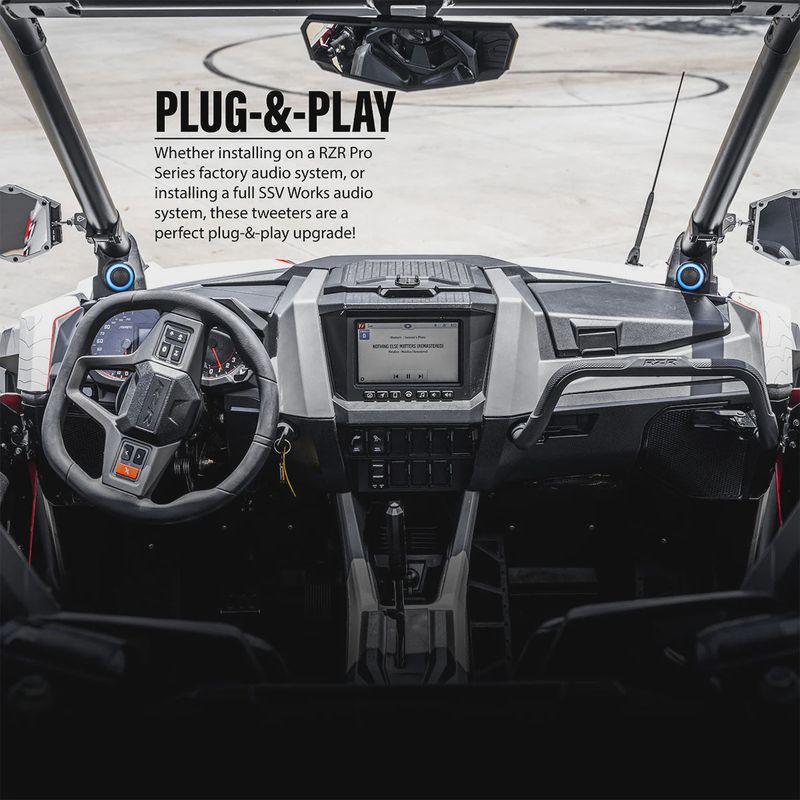 2020-2024 Polaris® RZR Pro R, Pro XP and Turbo R Tweeter Upgrade