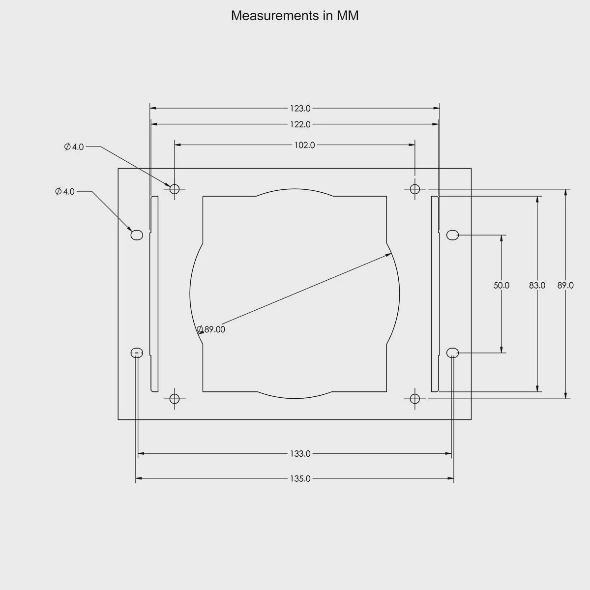 2025-2026 Polaris® RZR Pro R, Pro S and Pro XP Multi-Media Receiver Mounting Kit