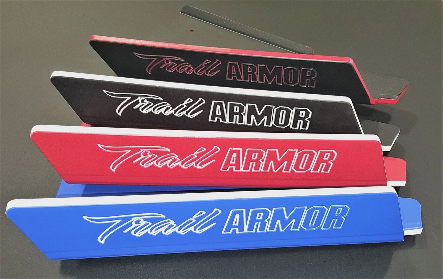 Trail Armor Polaris Xpedition XP and ADV Full Skids 2024 - 2025, Color: BLACK/RED/BLACK, Slider Style: STANDARD