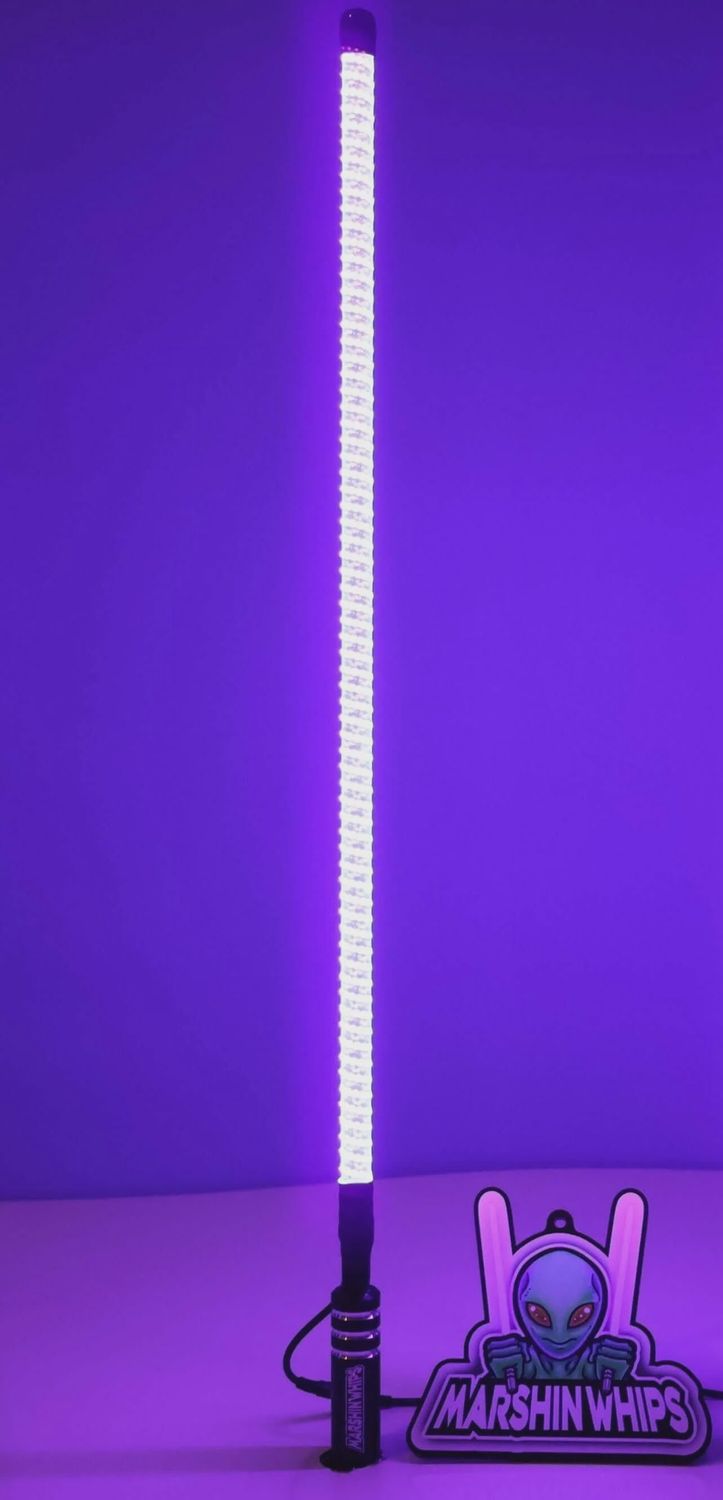 V2 Black Out LED Whip: The Ultimate Stealth Single