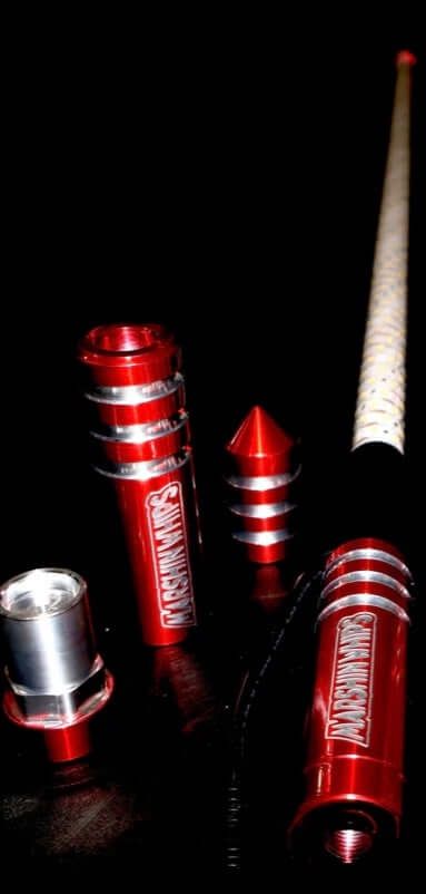 Game Changer LED Whip - Lollypop Red Single, LED COLOR: AMBER, Size: 2 FT