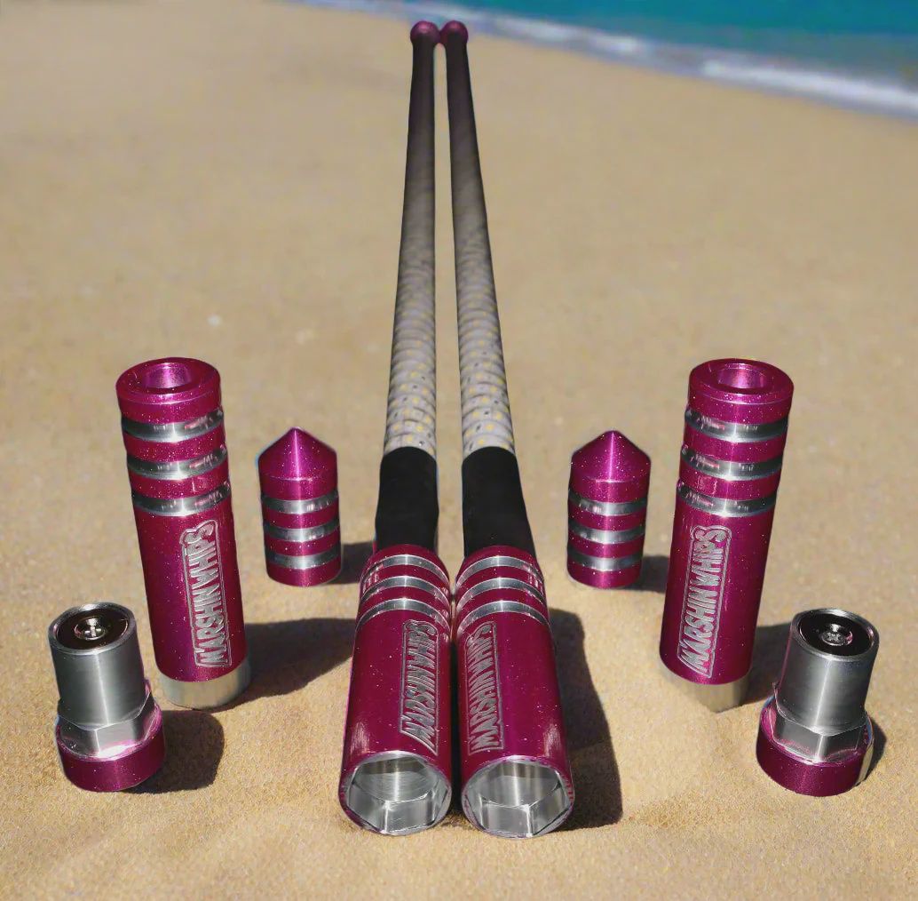 Game Changer LED Whip Set - Malibu Barbie Pink, LED COLOR: AMBER, Size: 2FT