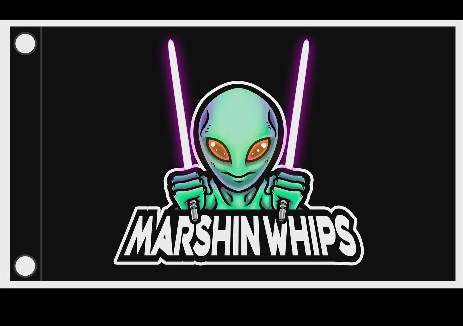 Marshin Whips Single Day Flag Whip