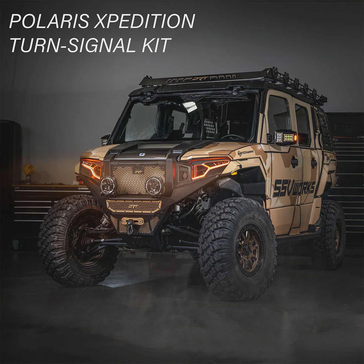 Turn-Signal Plug-&amp;-Play Kit | 2024-2026 Polaris Xpedition | Sequential Front LED Lights w/Taillight Integration