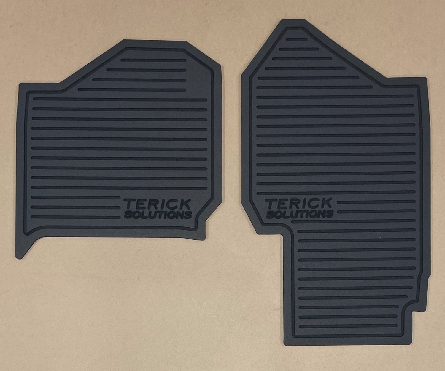 Kawasaki Ridge 2 Door Rubber Floor Mats (ALL MODELS), Model: 2 Door